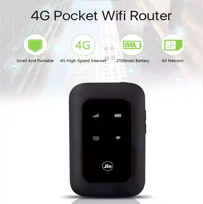 Jio LTE-Advanced Mobile Wi-Fi Hotspot Pocket Router